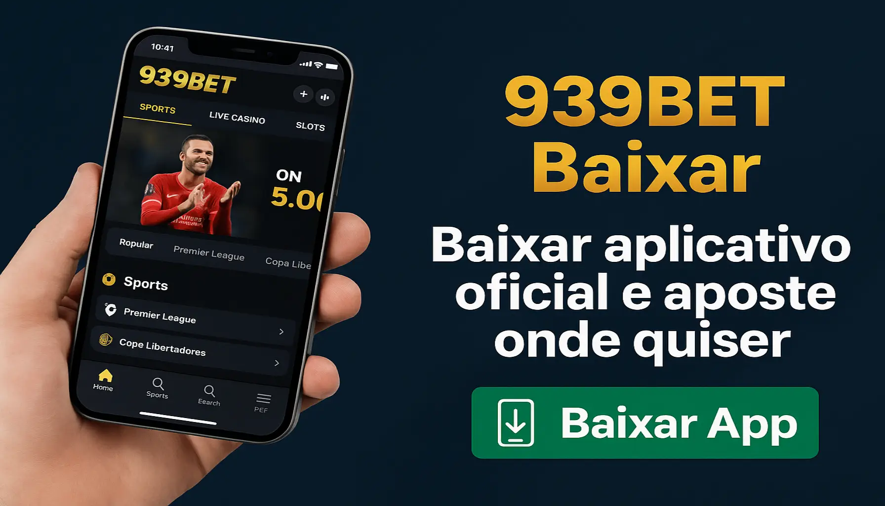 Baixar o 939BET Cassino App