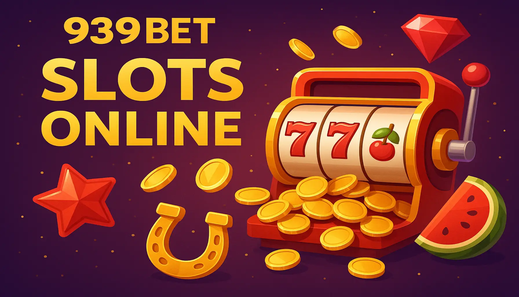 Explore o mundo das slot machines no 939BET Casino
